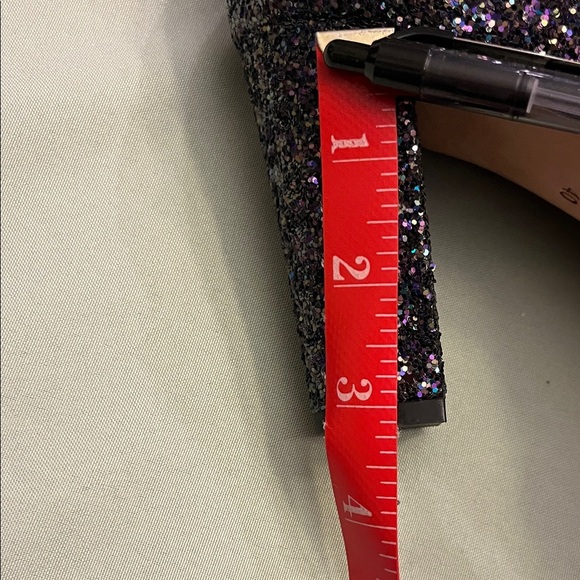 Boden Black Glitter Heels size 40 BRAND NEW - Picture 6 of 7